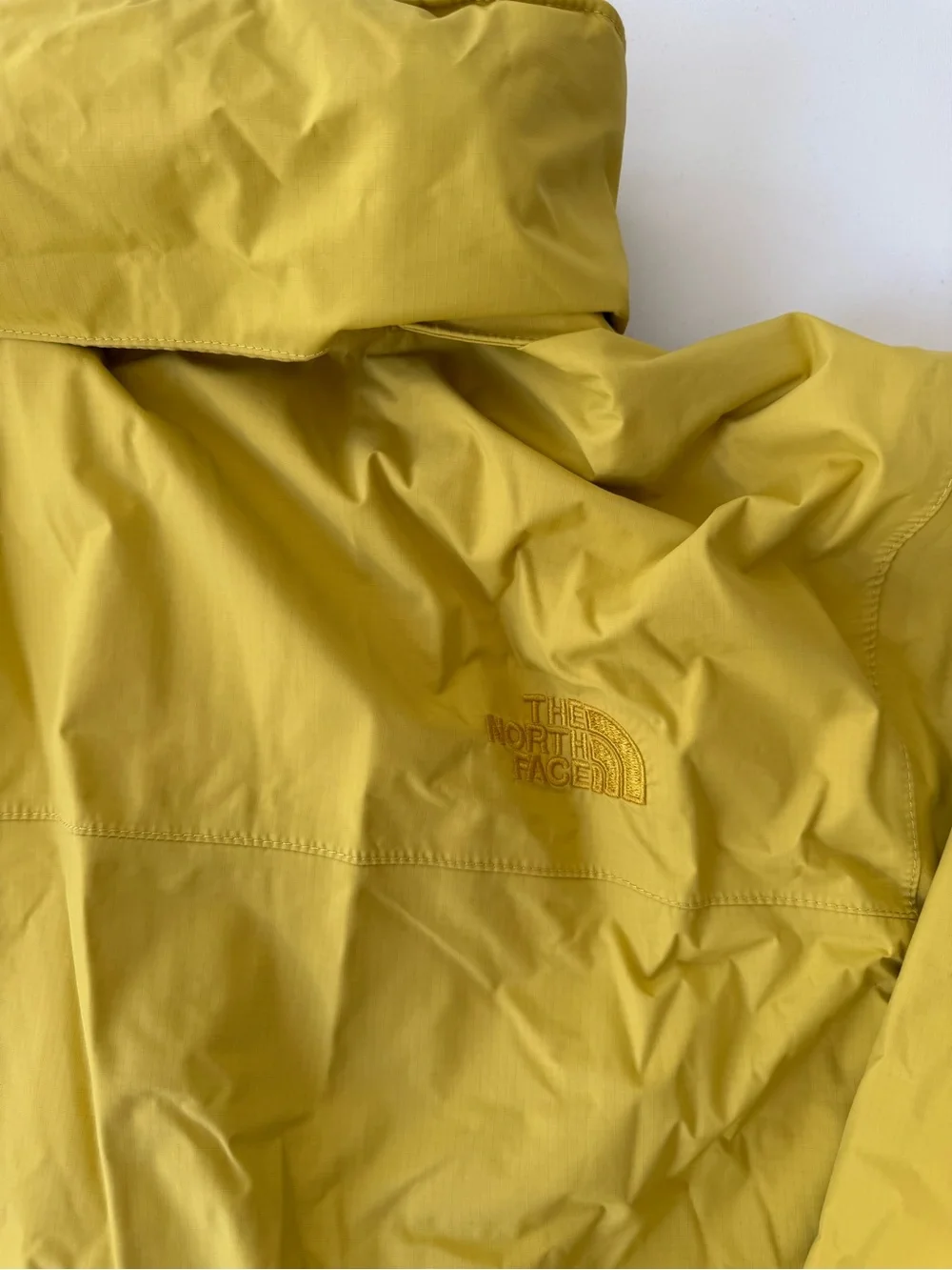 The North Face Men's Mustard Yellow Windbreaker Jacket